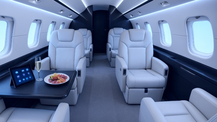 Challenger 605 Jet Interior
